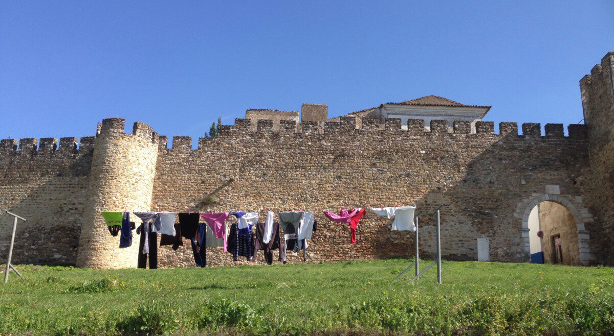 Estremoz, kasteel met waslijn