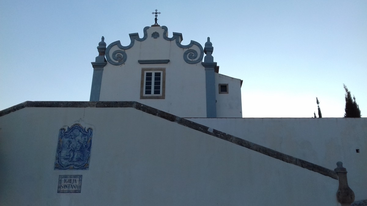 Igreja Sant' Ana Albufeira. De Sant' Ana (ook wel eens Santana) kerk in Albufeira