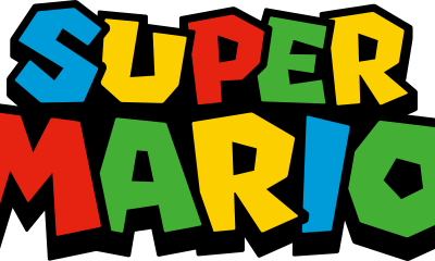 Logo van het computerspel Super Mario