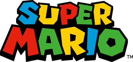 Logo van het computerspel Super Mario