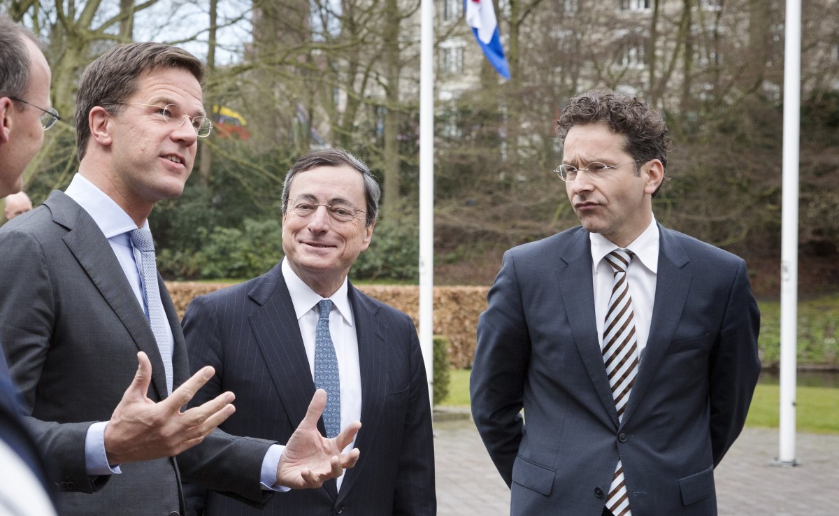 Rutte, Draghi en Dijsselbloem