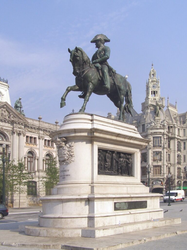 Stadbeeld D. Pedro IV in Porto