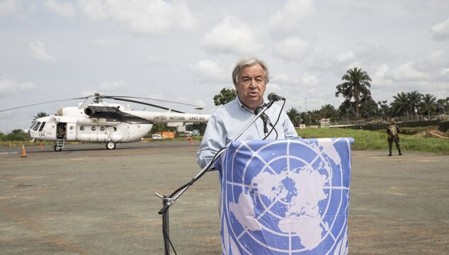 Guterres in Beni, DRC