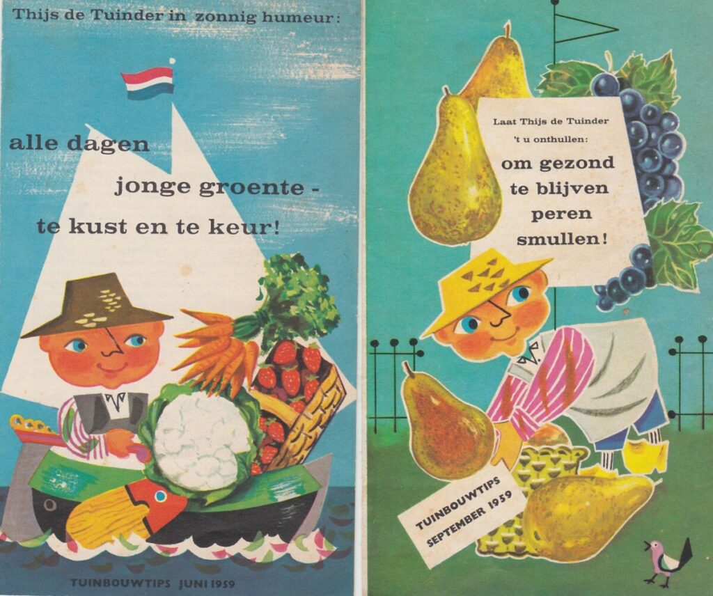 Folders Tuinbouwtips juni en september 1959