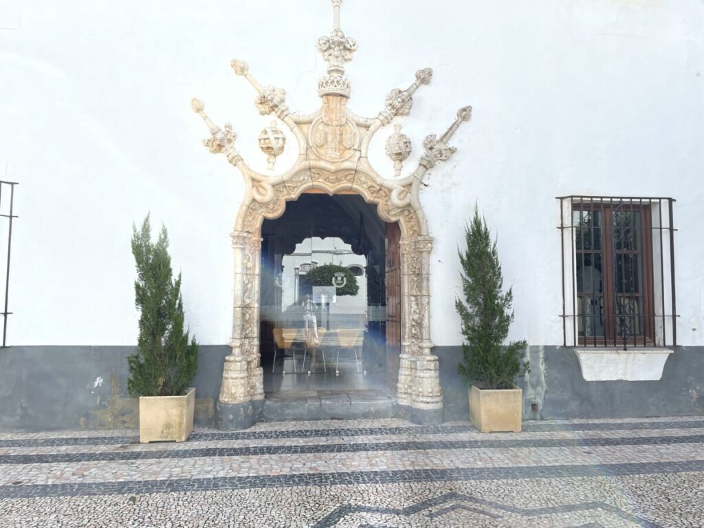Calçada Portuguesa en de Manueleense poort van het gemeentehuis spreken boekdelen