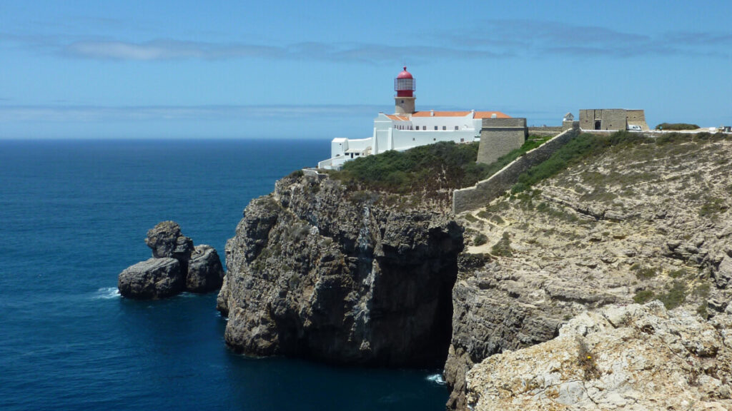 Cabo de São Vicente is het meeste Zuidwestelijke puntje van Europa. 