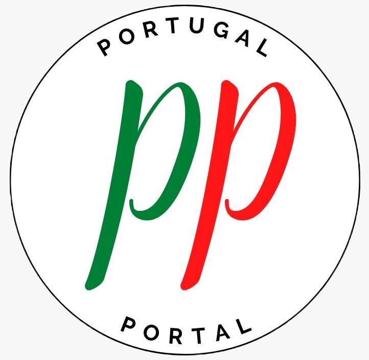 Logo Portugal Portal in groen en rood