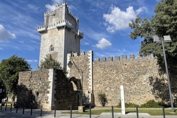 Foto van het kasteel in Beja