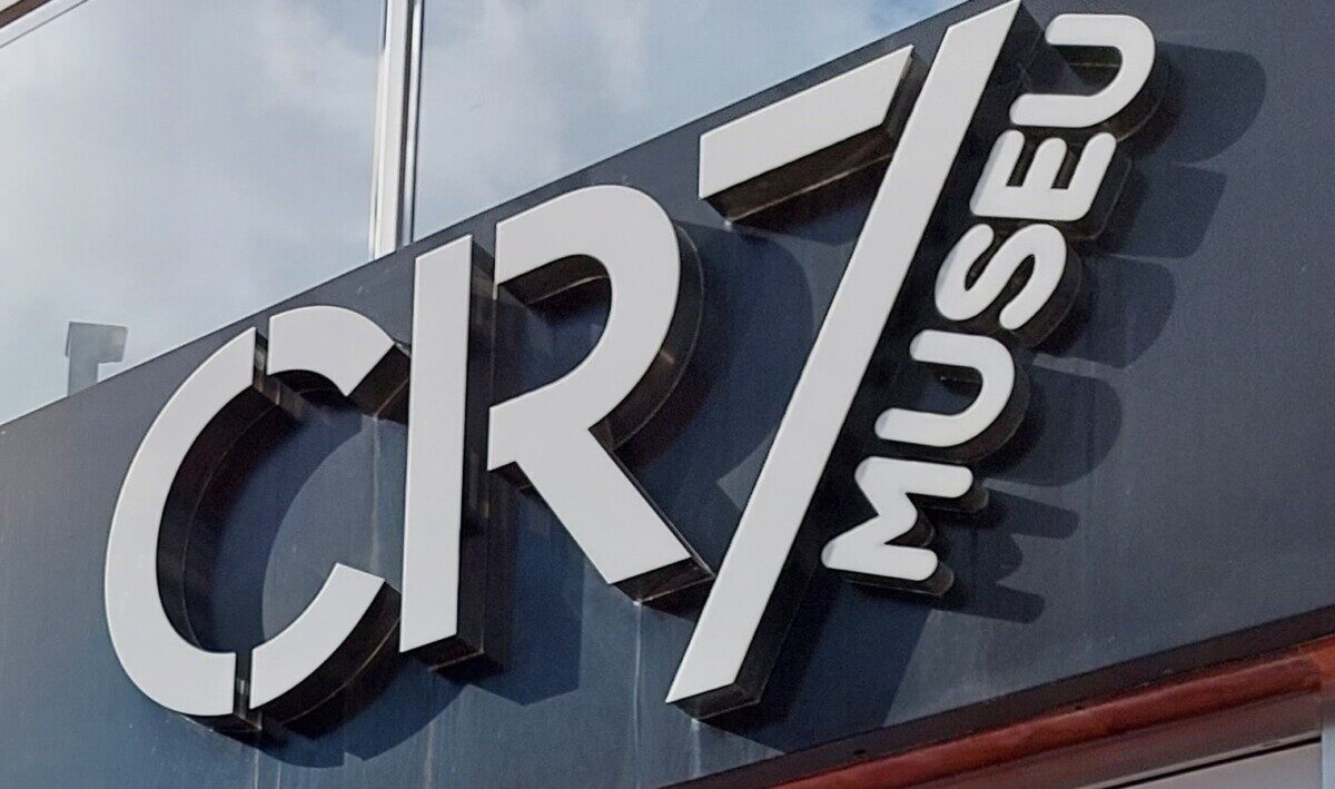 Logo CR7 museum op Madeira (Cristiano Ronaldo)