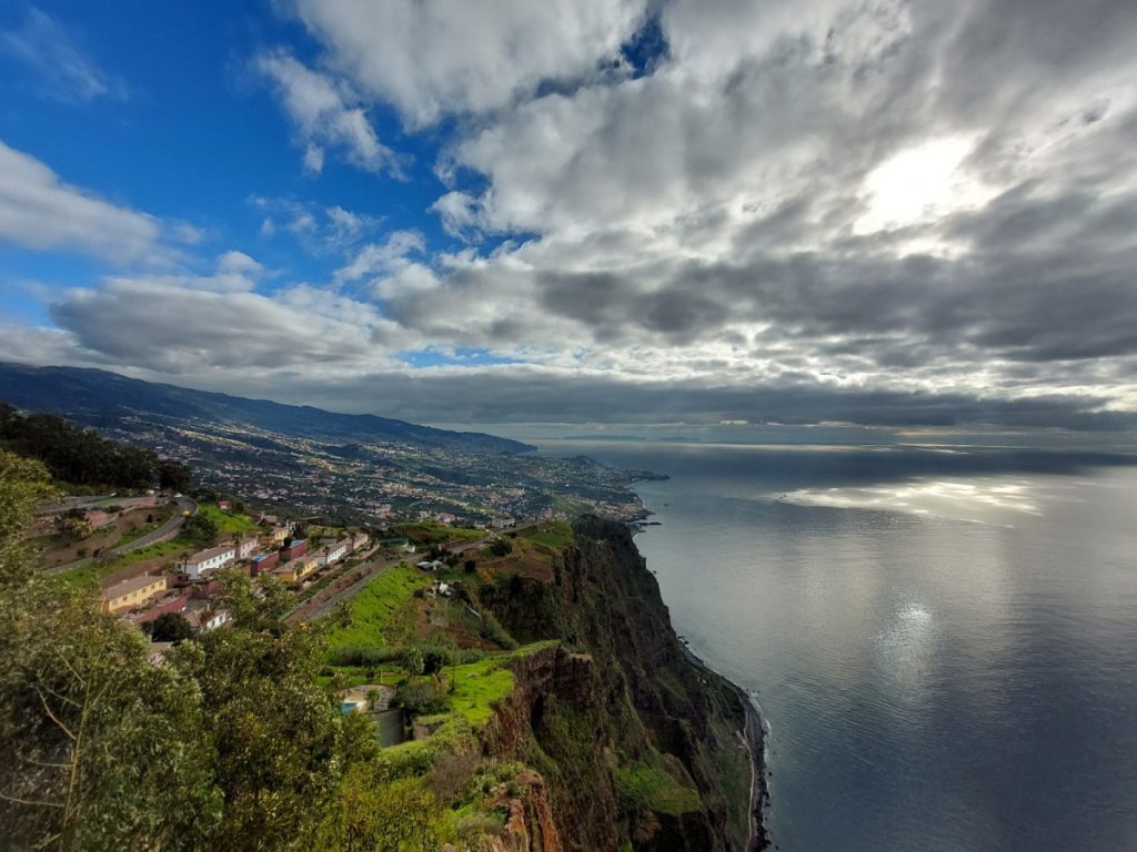Luchtbeeld eiland Madeira