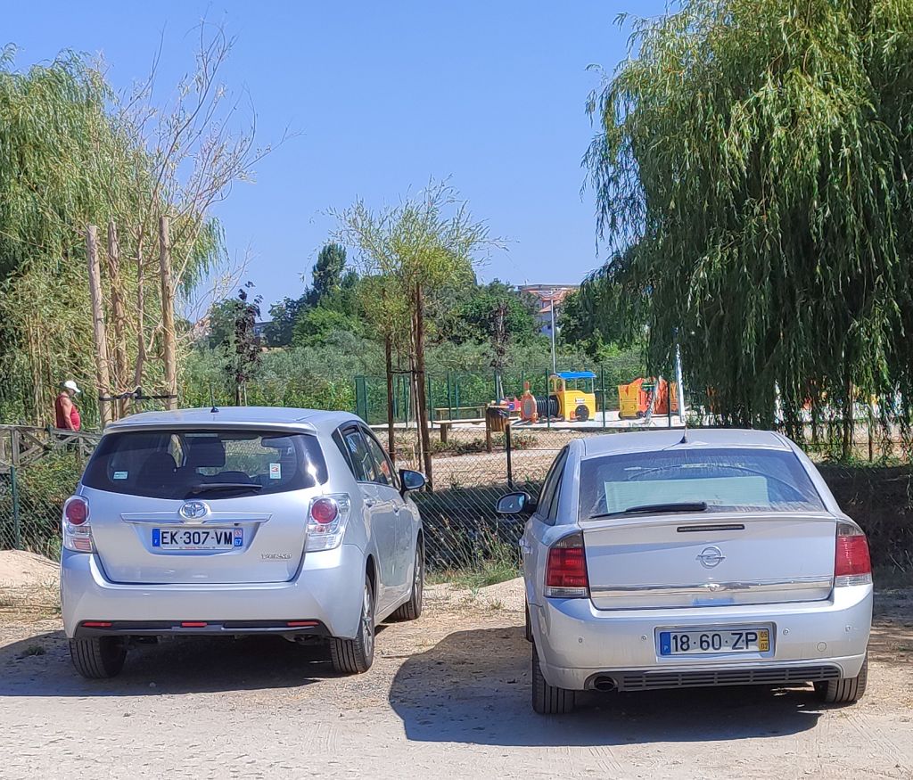 auto's met Frans en Portugees kenteken