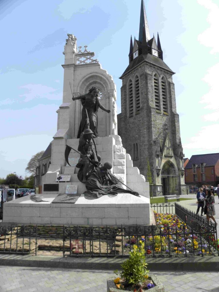 Oorlogsmonument in La Couture