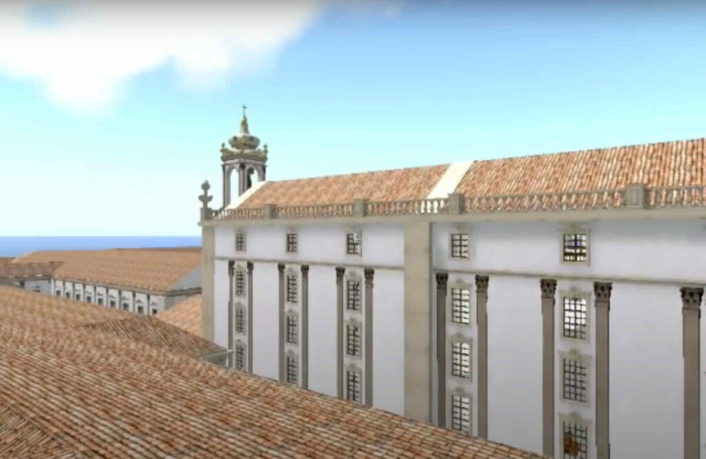 Virtuele reconstructie van de Ópera do Tejo