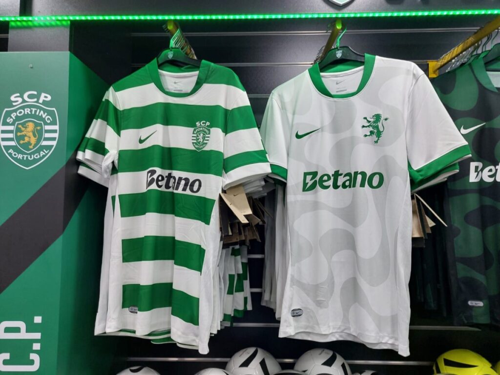 Beeld uit de fanshop van Sporting.