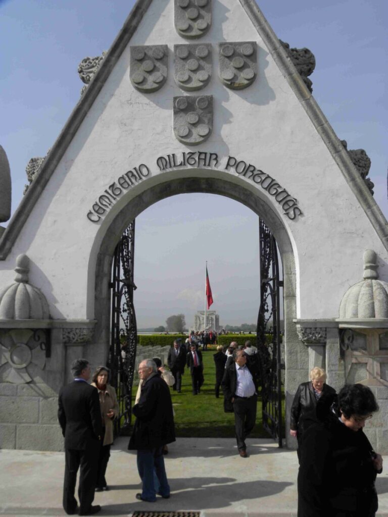 Portugese militaire begraafplaats in Richebourg