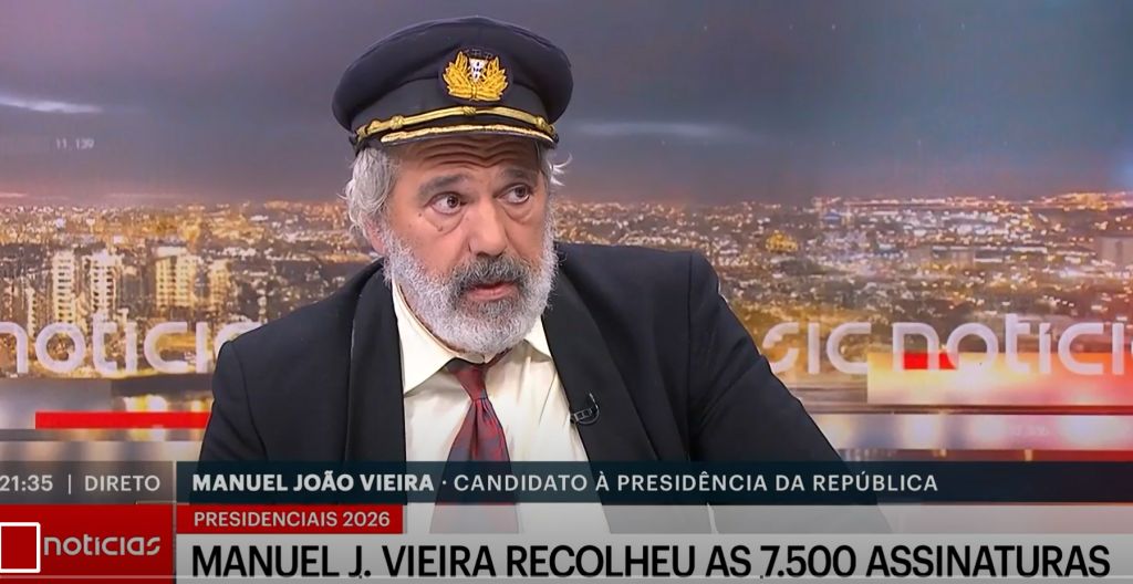 Manuel Vieira op SIC Notícias televisie