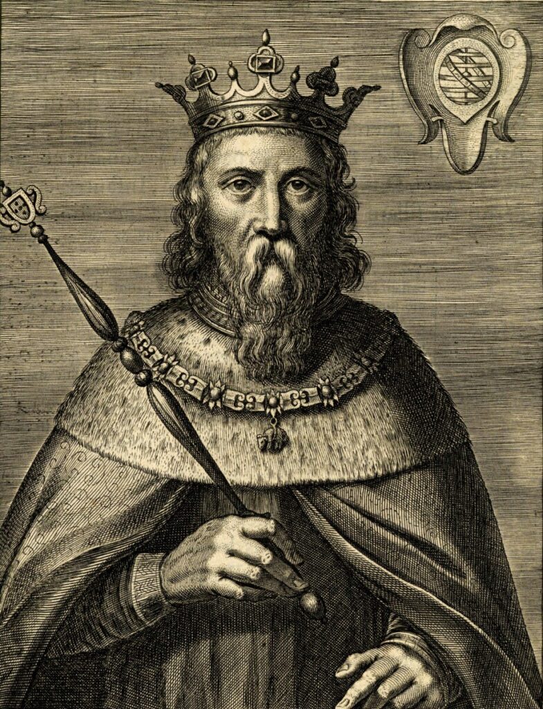 Emmanuel I had een grote snor en baard, een illustratie van avontuur en wijsheid.