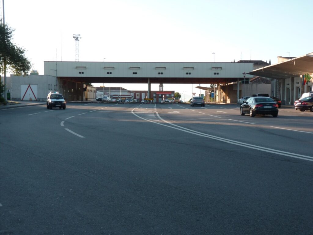 Grensovergang bij Vilar Formoso