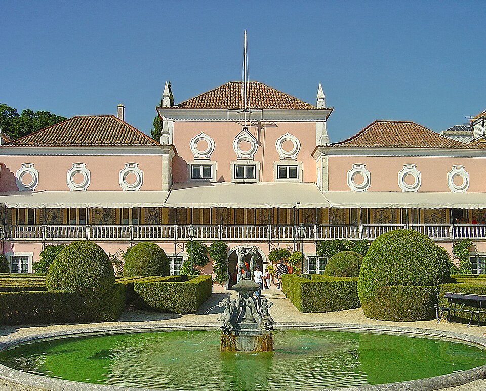 Het presidentieel paleis in Lissabon, Palácio Nacional de Belém. 