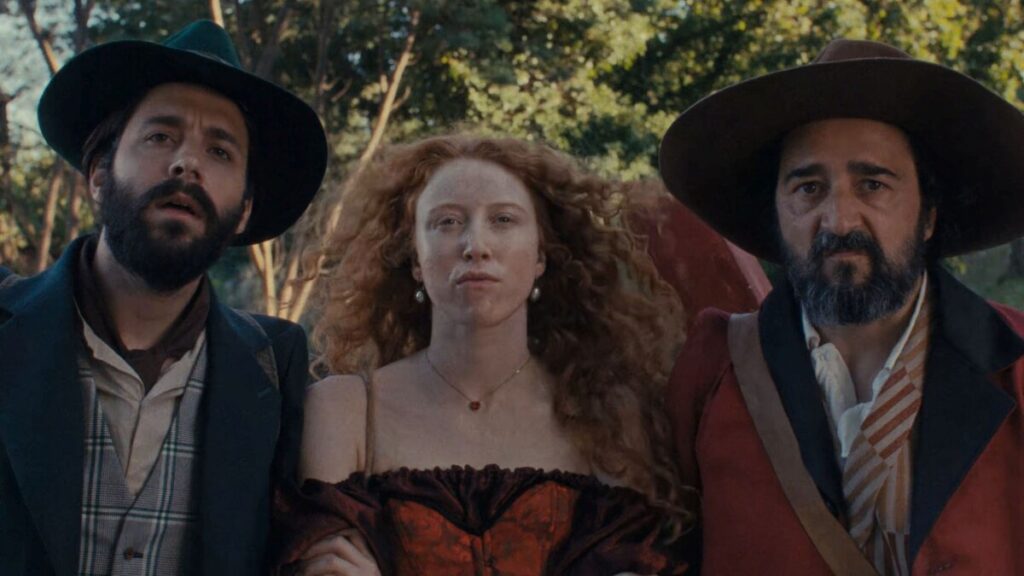 Drie figuren, still uit A providência e a guitarra