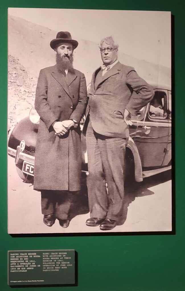 De Sousa Mendes en rabbijn Kruger