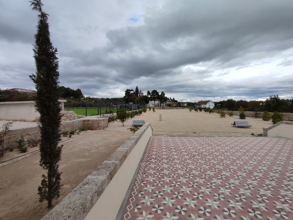 De tuin achter het huis