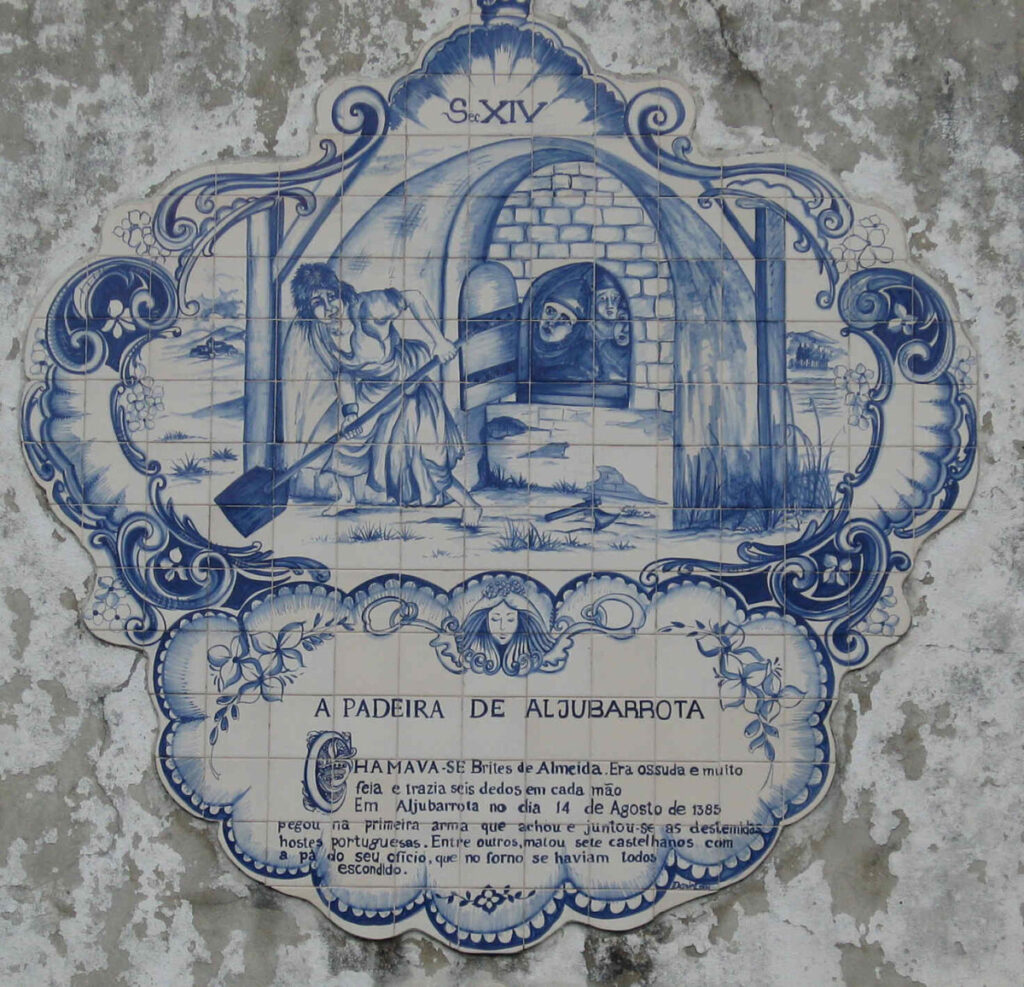 Azulejo A Madeira de Aljubarrota 