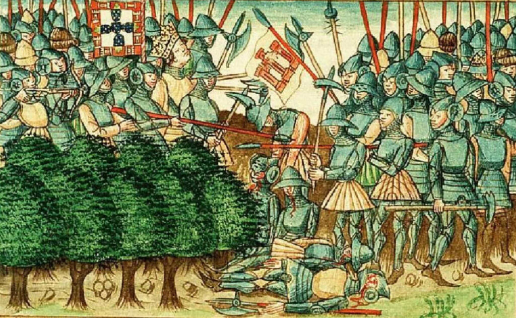 Miniatuur over de Slag bij Aljubarrota uit de Kroniek van Froissart 