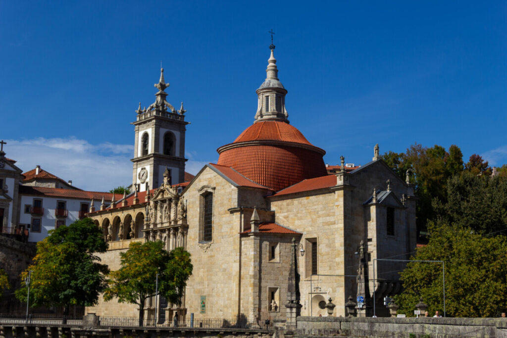 Collage van foto's van Amarante, in Noord-Portugal