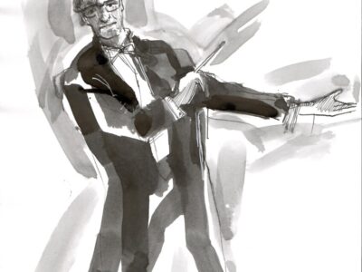 Tekening va Álvaro Cassuto, door Robert Kruzdlo