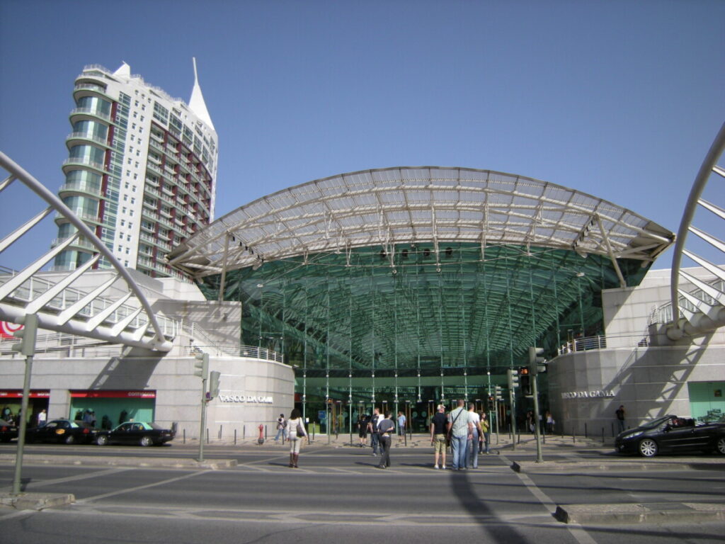 Shopping Vasco da Gama in Lissabon.