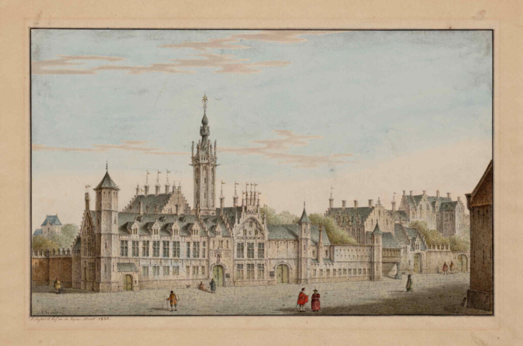 Zicht op het keizershof