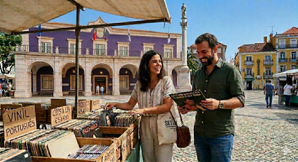 Snuisteren in platen in Setubal