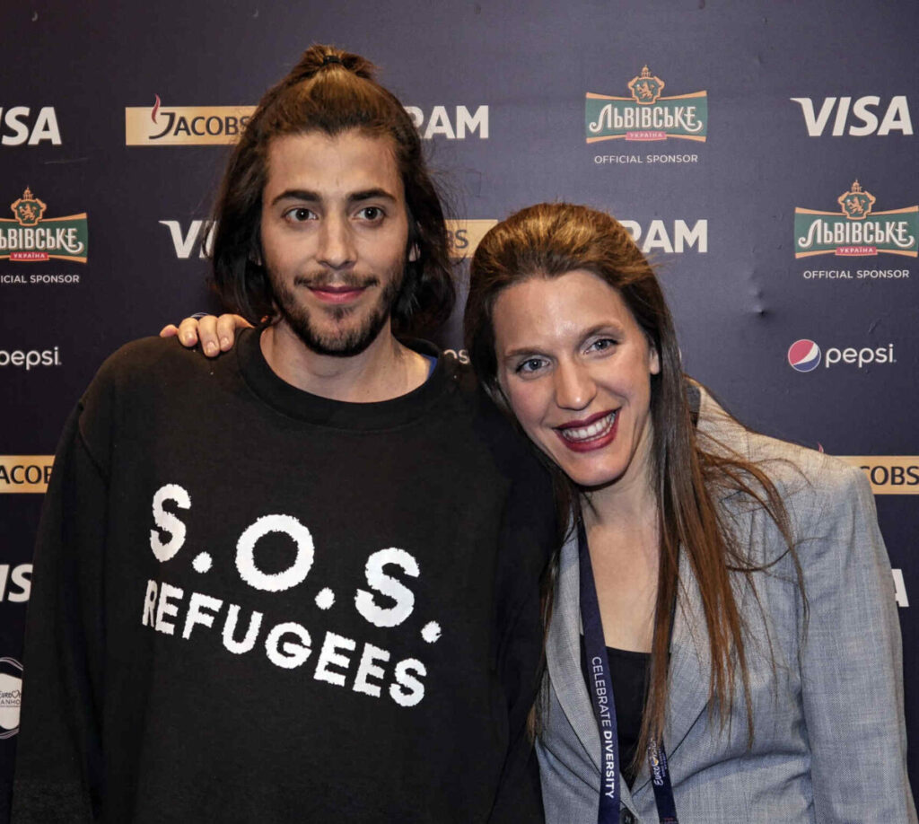 Luísa en Salvador op het songfestival 2017