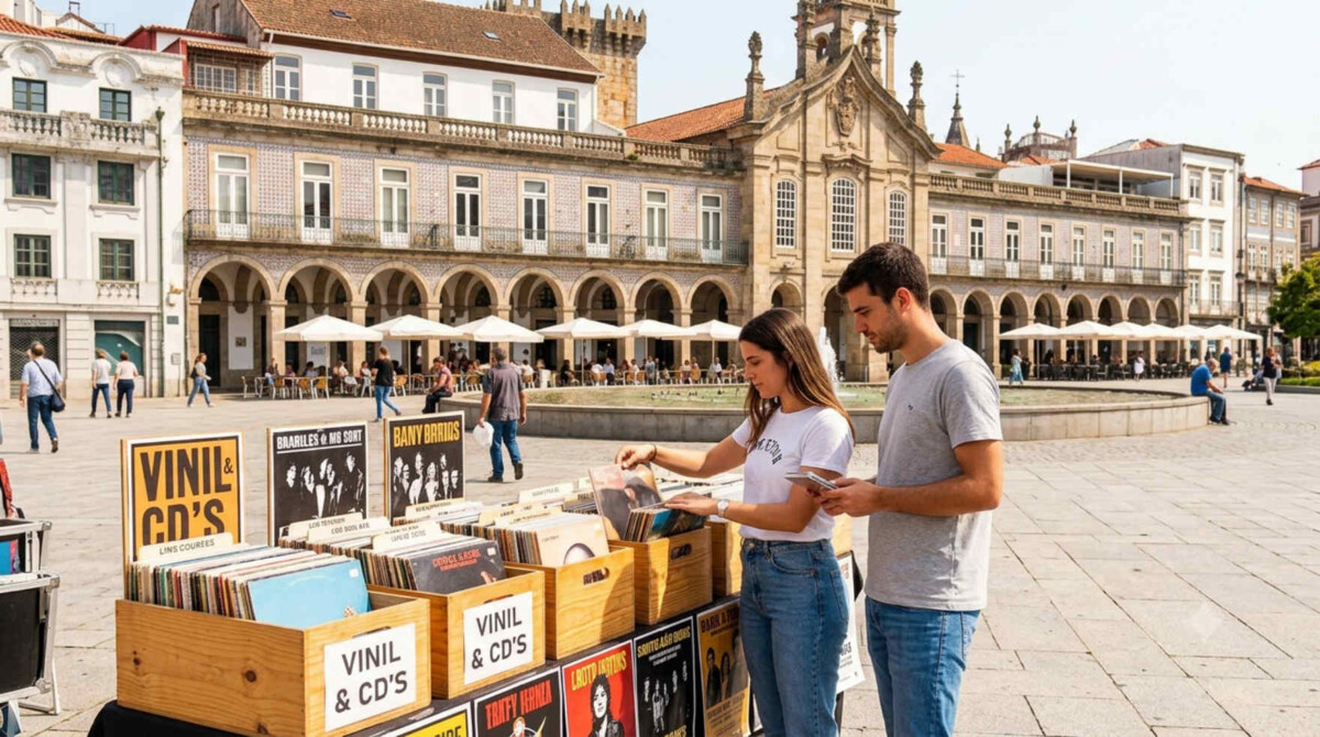 Snuisteren in platen en CD's in Braga