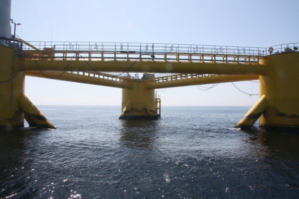 windfloat floating offshore foundation from principle power