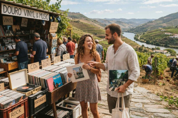 snuisteren in platen en cd's langs de douro