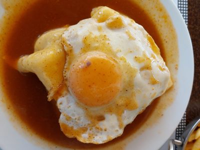 Francesinha uit Porto, Portugal
